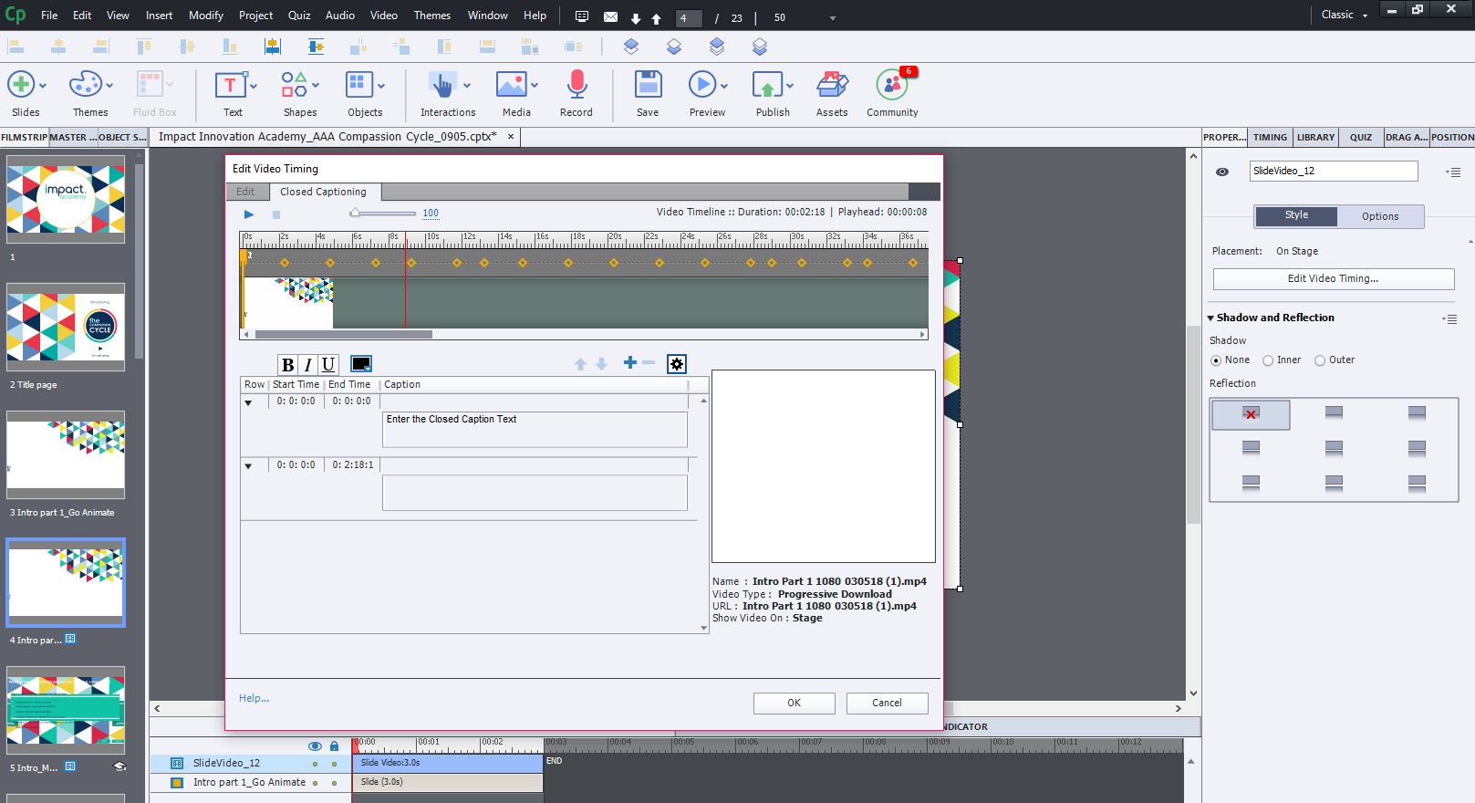 Solved Adding Closed Captioning to embedded videos in Cap... Adobe